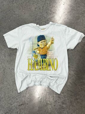 The Sandlot Great Hambino Ham Porter White Graphic T-Shirt Size XL